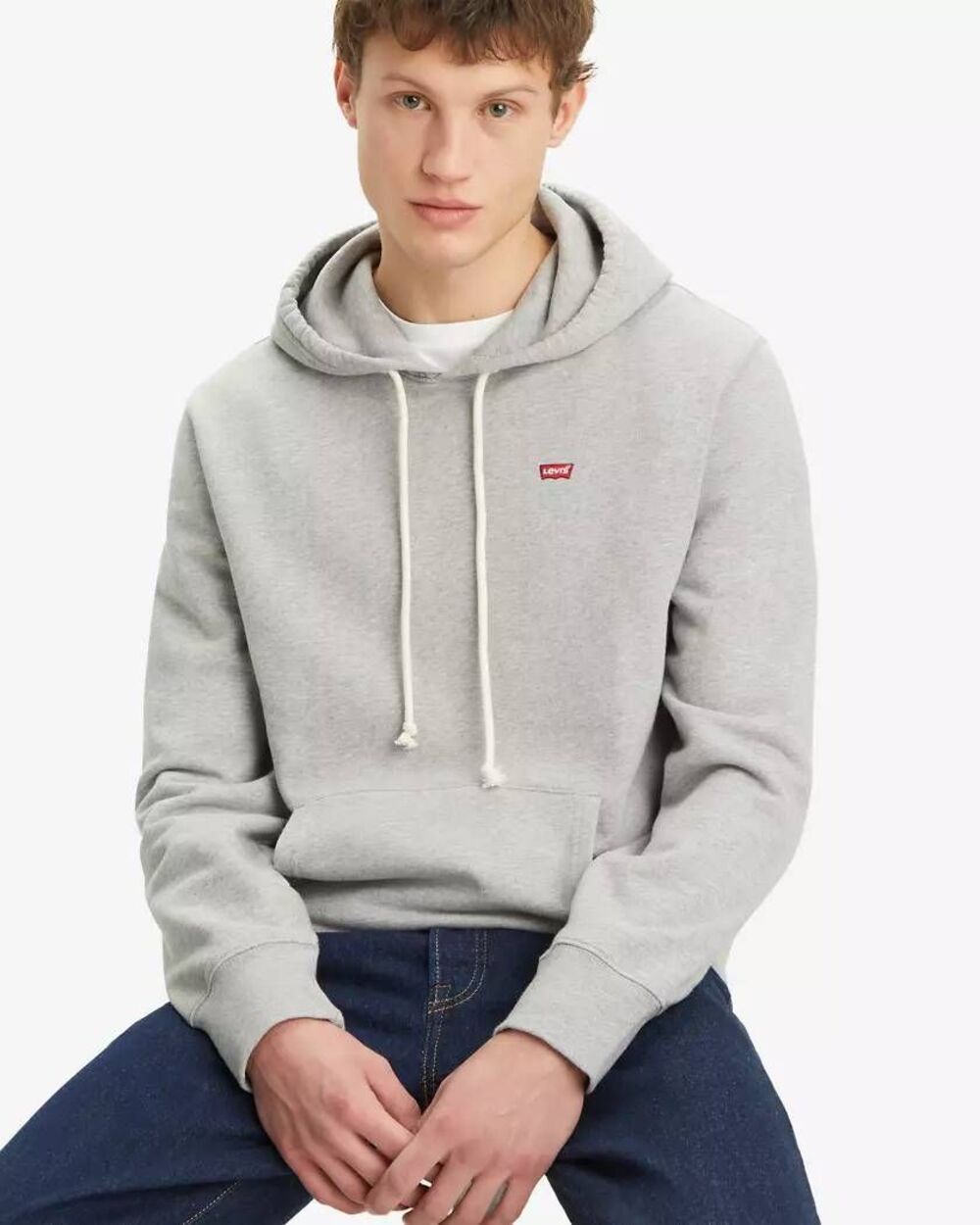 Levi's Original Housemark Hoodie Gray Sweatshirt